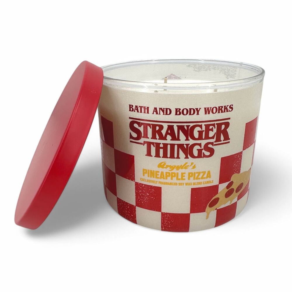 Stranger Things Argyle's Pineapple Pizza Candle Bath and Body Works Surfer Boy